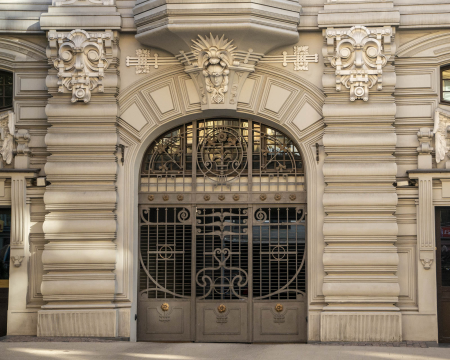 Art Noveau building in Riga, Latvia