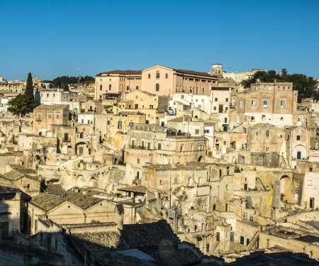 Overlooking Matera, Italy