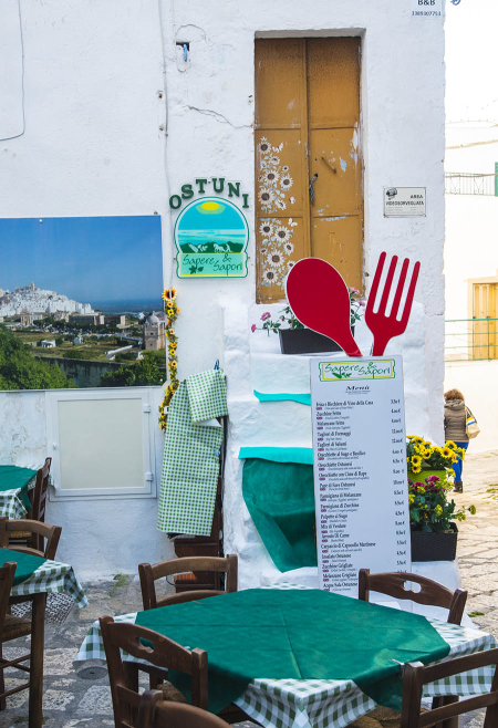 Restaurant in Ostuni, Italy