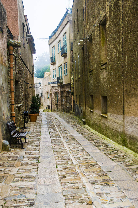 In the Village of Erice, Sicily