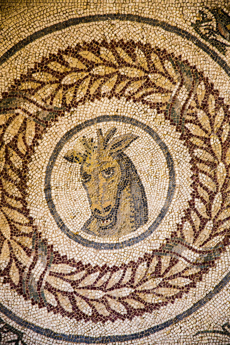 Mosaic in the Villa Romana del Casale, Ragusa, Sicily