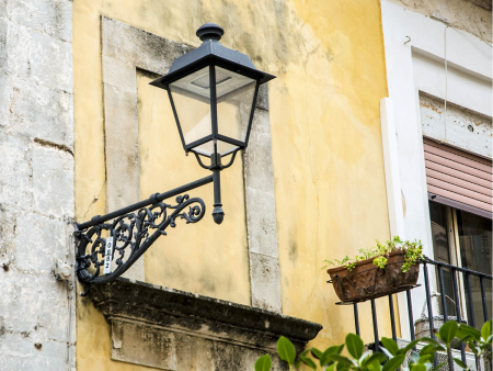Along a street in Siracusa
