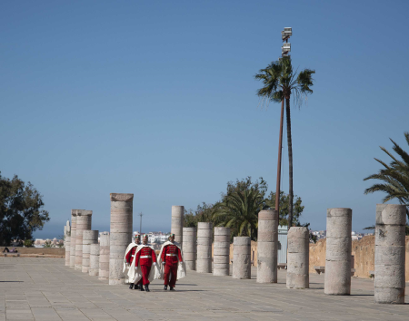Royal Guards at the Mohammed V Mausoleum, Rabat