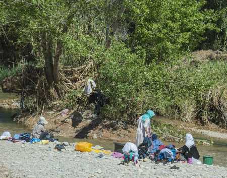 Laundry Day Along the Todra River