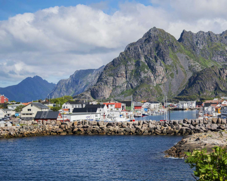 A view of Lofoten Island