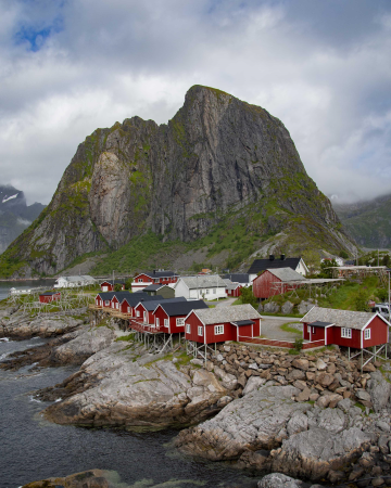 Fishing cabins in Lofoten
