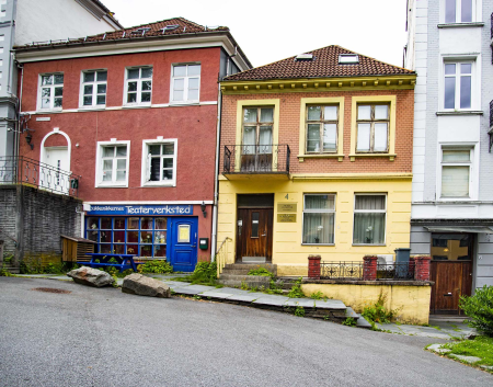 A street scene in central Bergen