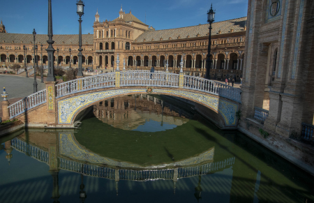 The Plaza de Espana, Seville