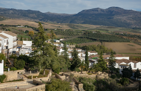 An overview of Ronda, Spain
