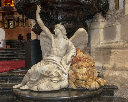 Inside the Cordoba Cathedral