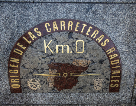 The center point of Spain, Madrid